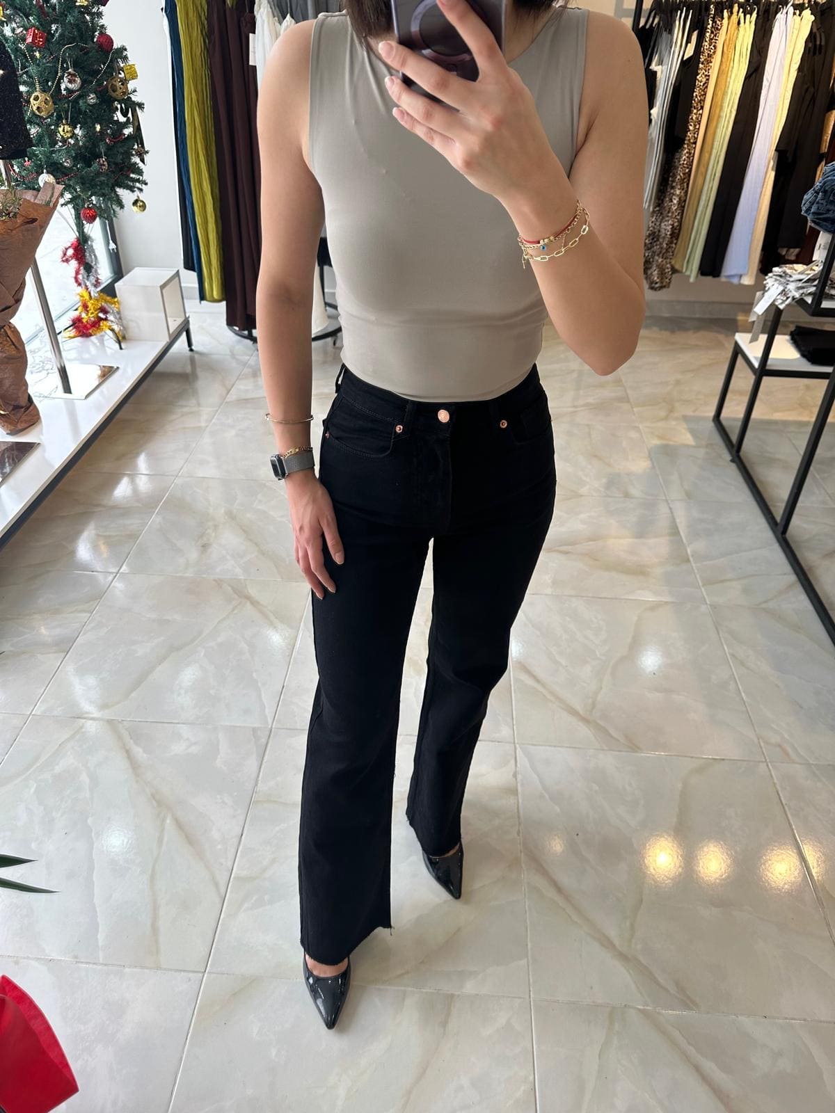 ZR Siyah Straight Fit Jean